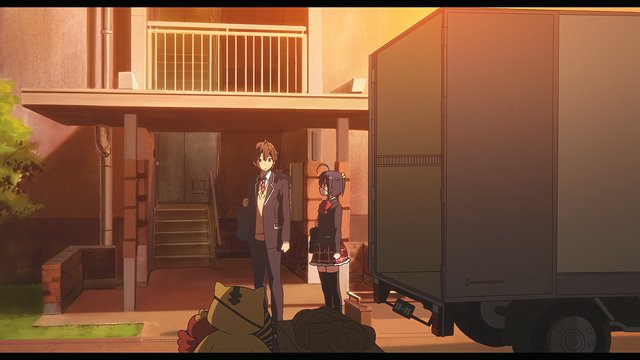 アパートの玄関